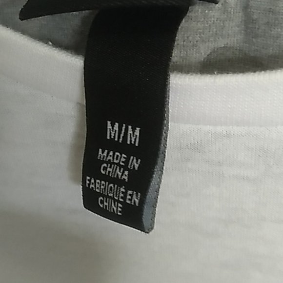 Urban Id Longline 2 Tone White And Camo Short Sleeve Crew Neck - Picture 6 of 8